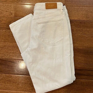 Kate Spade white jeans OH LA LA Broome Street Capri Stretch White Jeans